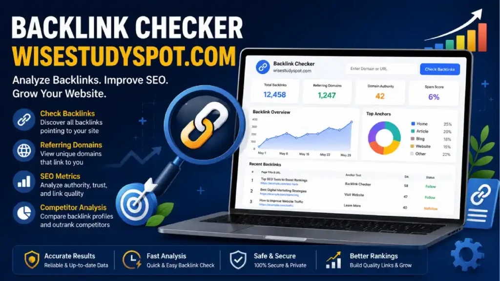 Backlink Checker Wisestudyspot.com: Complete Guide to Features, Benefits and SEO Analysis
