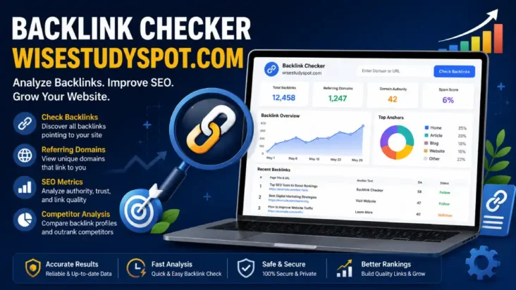backlink checker wisestudyspot. com-guide