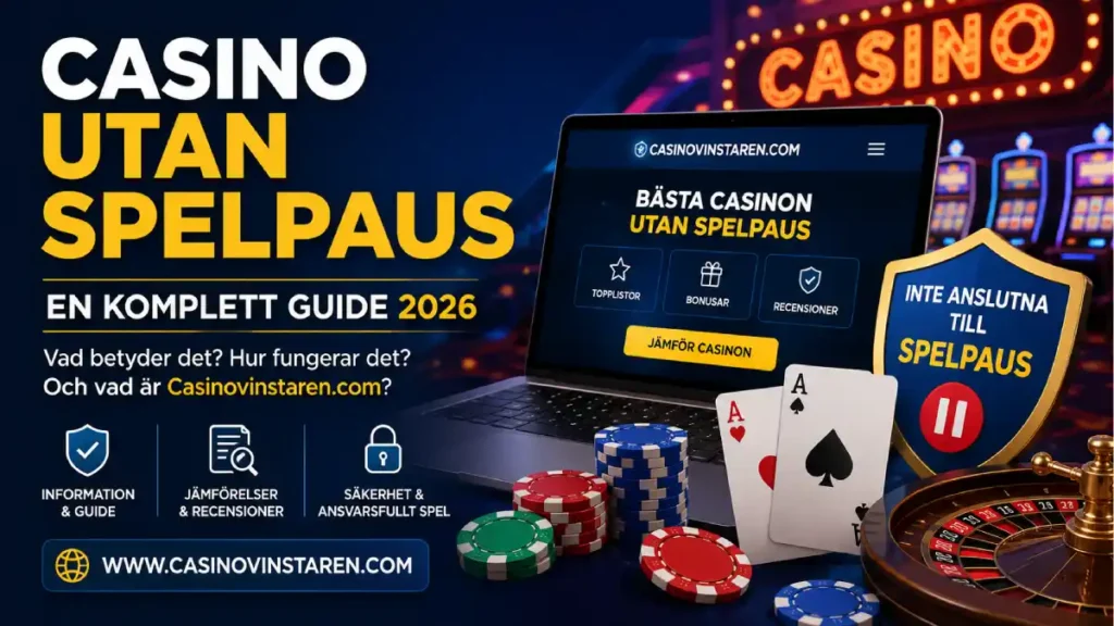 Casino Utan Spelpaus Explained: Sweden’s Gambling System, Safety and Consumer Protection