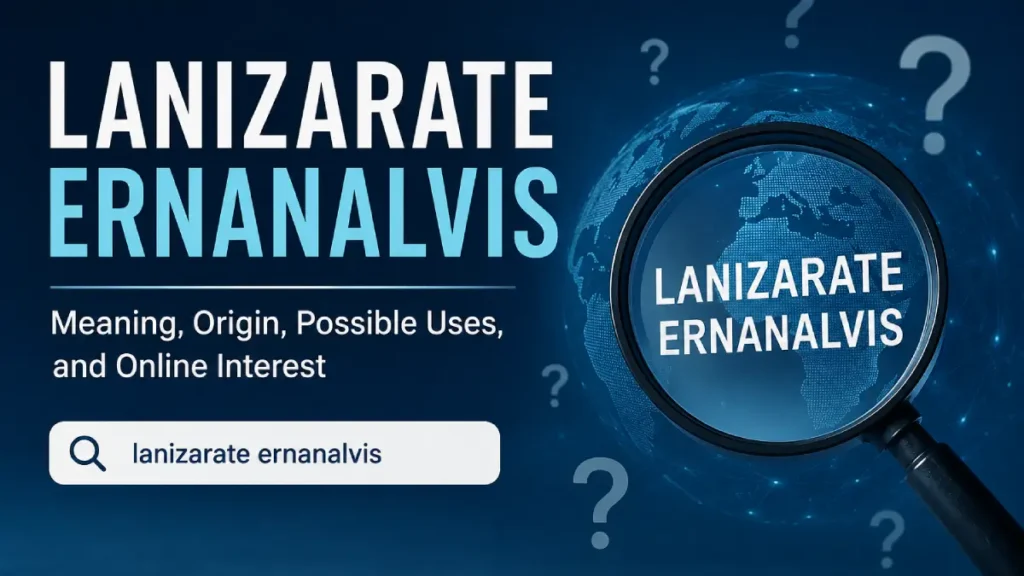 Lanizarate Ernanalvis: Meaning, Origin, Possible Uses, & Online Interest