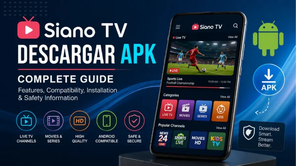 Siano TV Descargar APK: Complete Guide to Download, Features and Installation