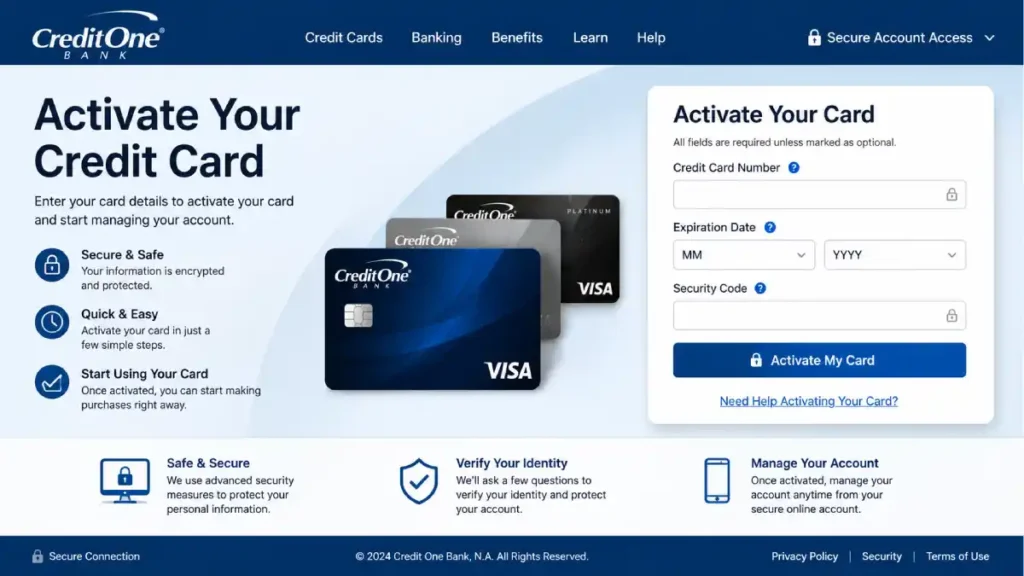 www.creditonebank/activate: Complete Guide to Activating Your Credit One Bank Credit Card